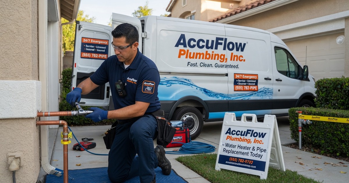 commercial hvac service near stockton — AccuFlow Plumbing, Inc.