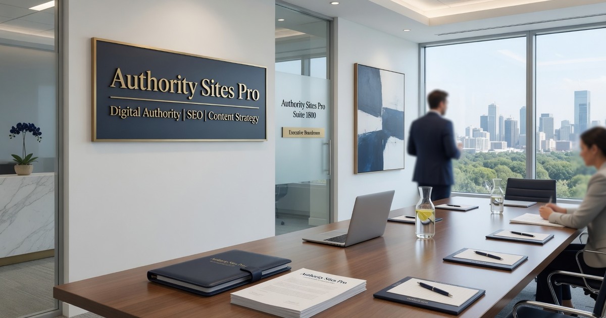 professional services visibility engine — Authority Sites Pro