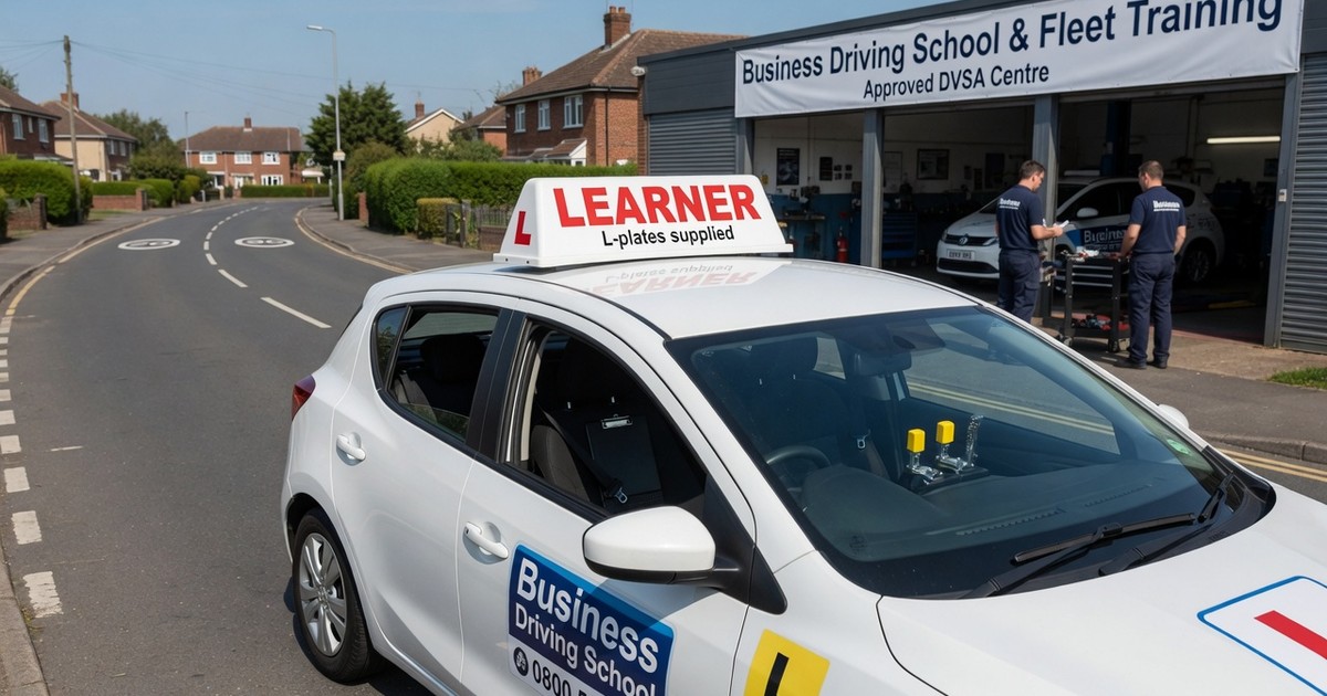 beginner driving lessons with female teacher — Business
