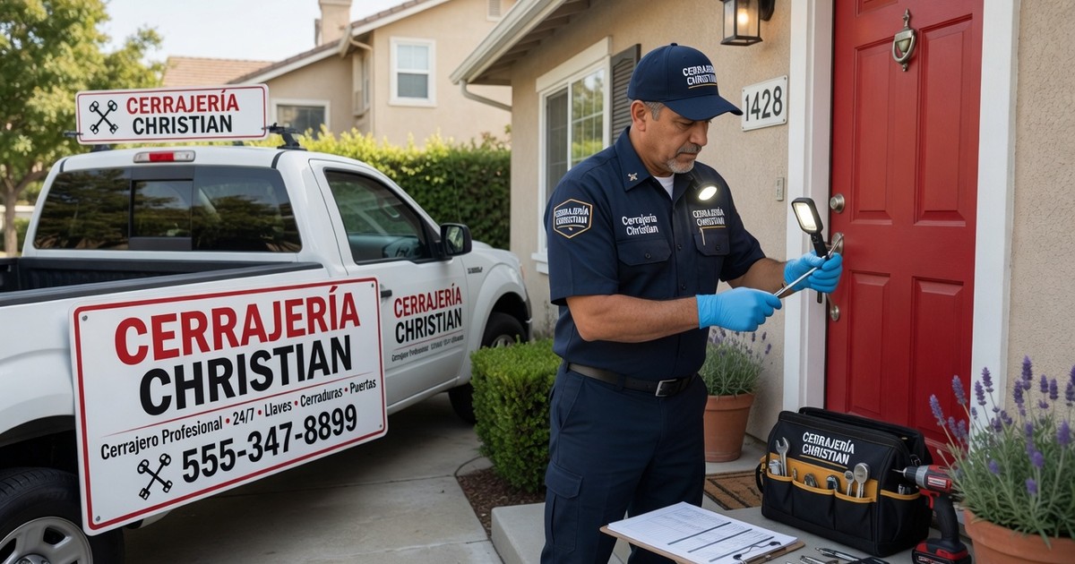 cuánto demora un cerrajero en llegar — Cerrajería Christian