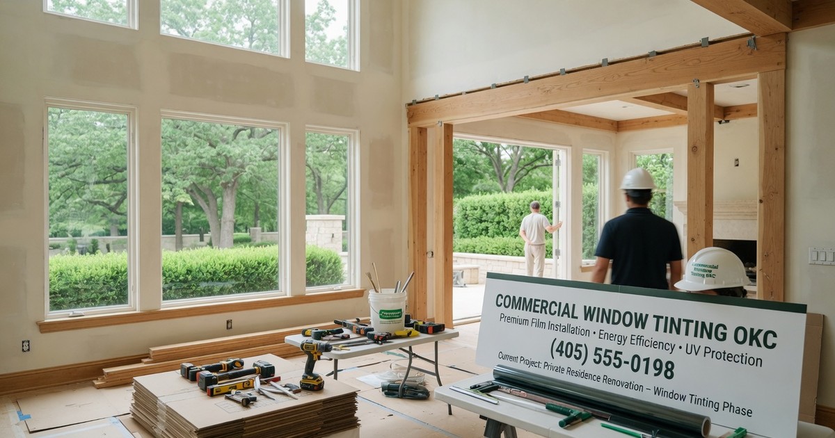 okc office building window tinting quotes — Commercial Window Tinting OKC