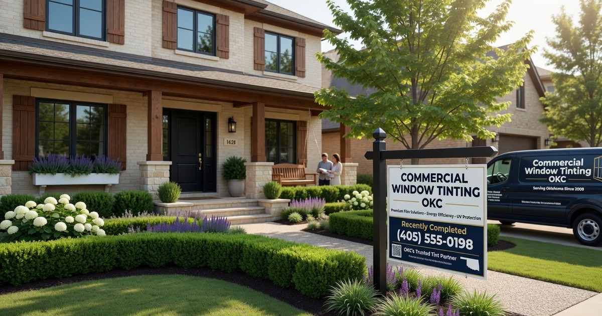 window film that blocks heat for offices okc — Commercial Window Tinting OKC