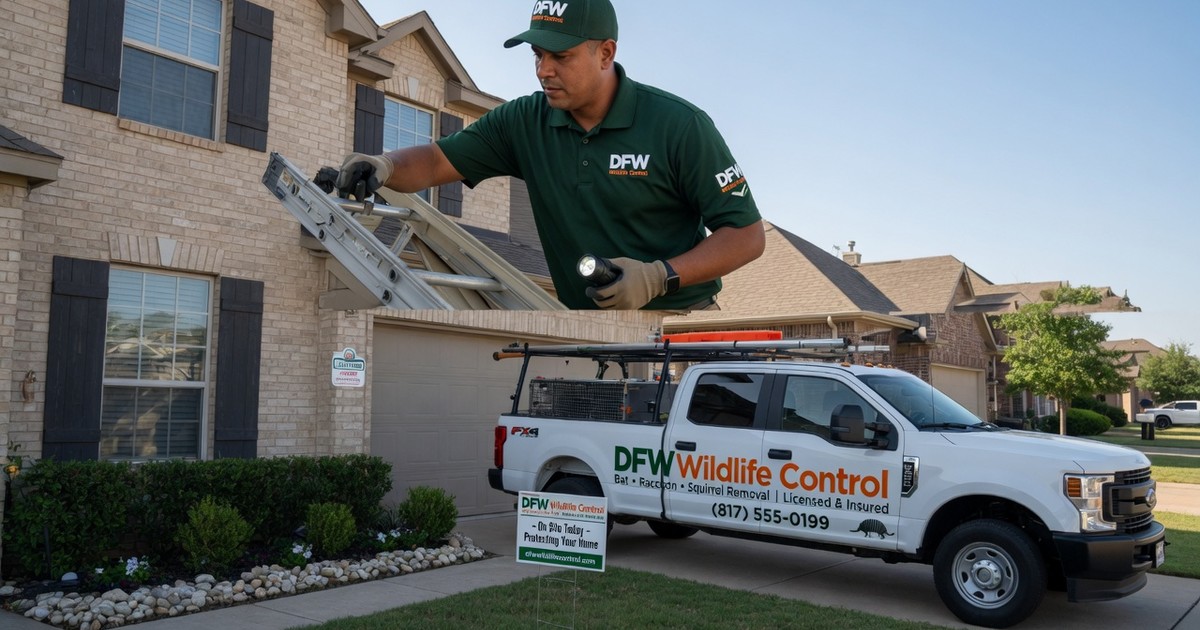 safe animal removal from crawl space — DFW Wildlife Control