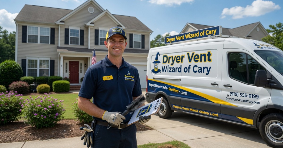 schedule dryer vent cleaning in cary — Dryer Vent Wizard of Cary