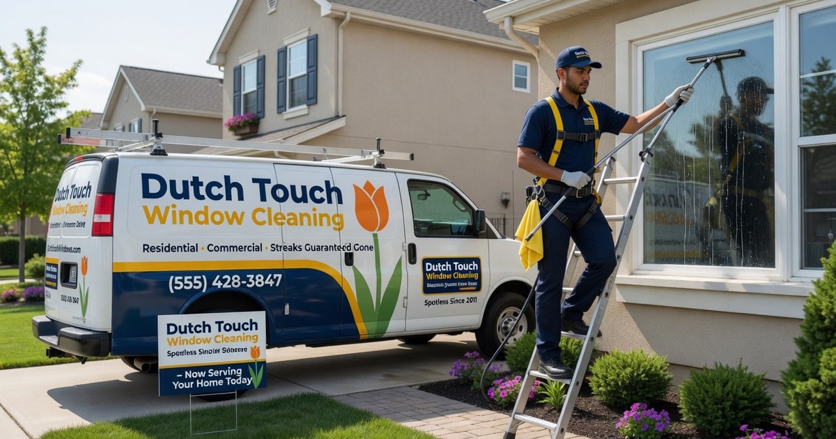 how to get streak free windows professionally cleaned — Dutch Touch Window Cleaning