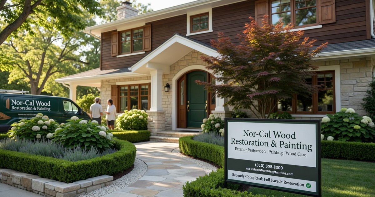 local deck restoration experts near me — Nor-Cal Wood Restoration & Painting