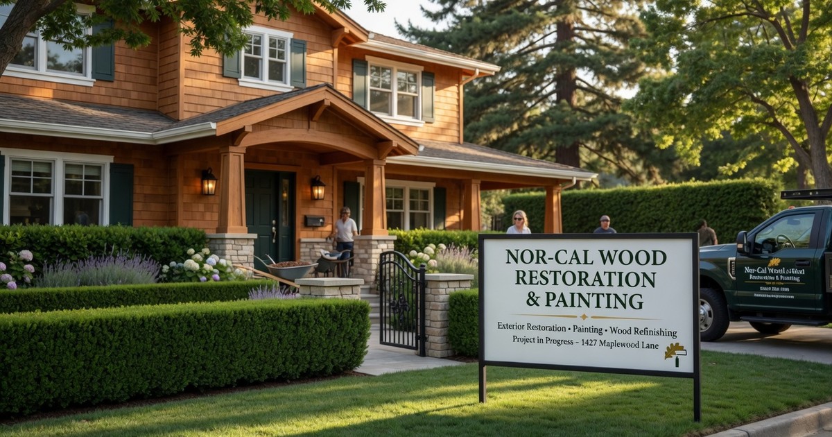 licensed deck staining contractor marin county — Nor-Cal Wood Restoration & Painting