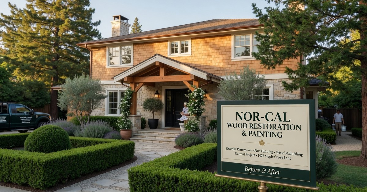 who does deck staining in san rafael — Nor-Cal Wood Restoration & Painting