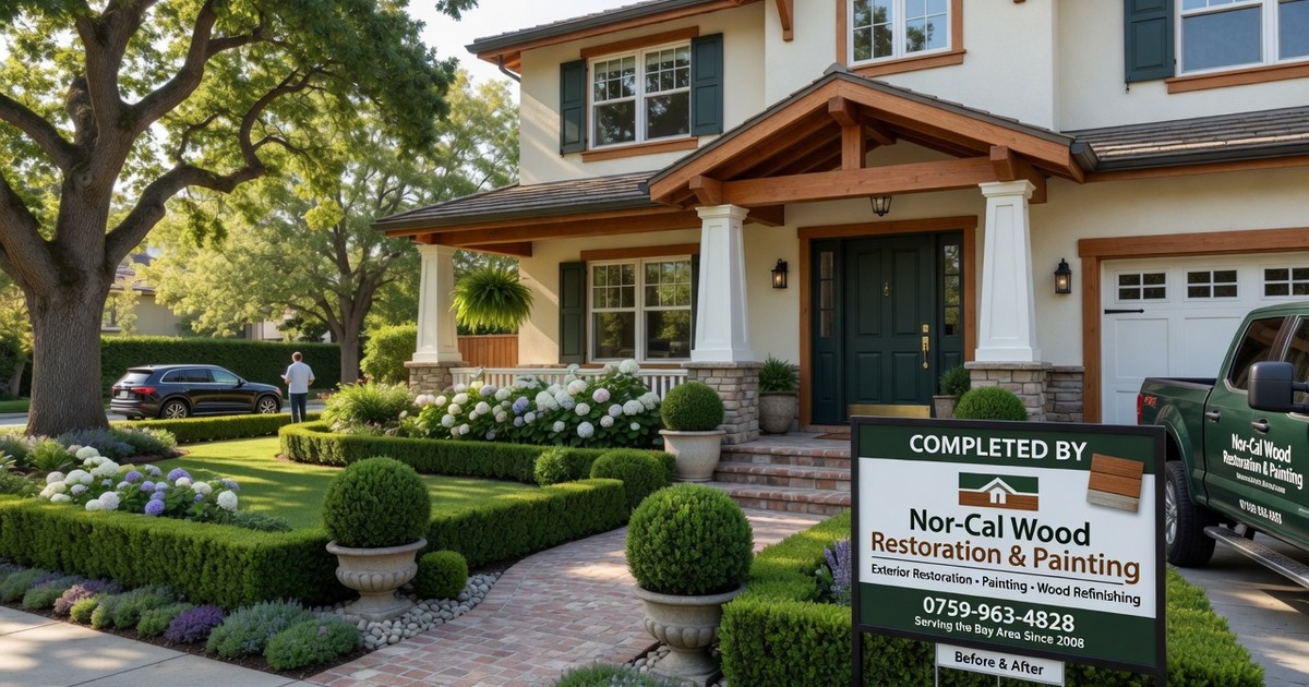 outdoor wood restoration marin county — Nor-Cal Wood Restoration & Painting