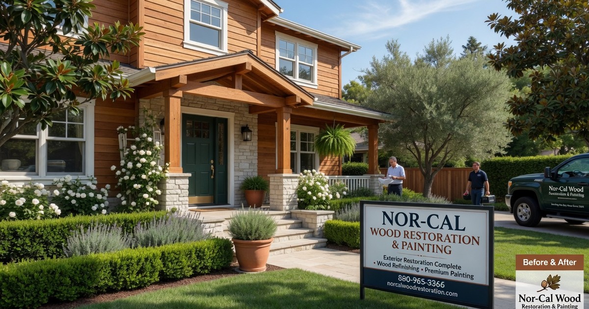 marin county outdoor wood care services — Nor-Cal Wood Restoration & Painting