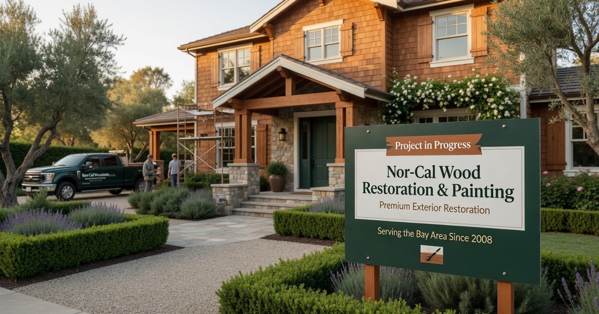 wood restoration for coastal homes california — Nor-Cal Wood Restoration & Painting
