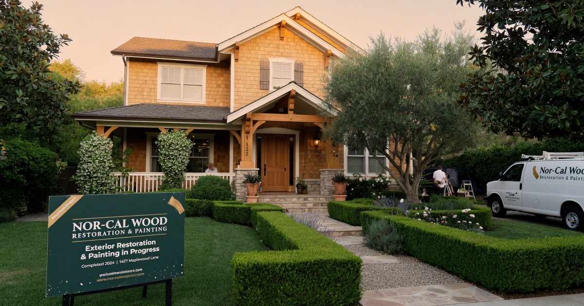 how to fix weathered wood on house exterior — Nor-Cal Wood Restoration & Painting
