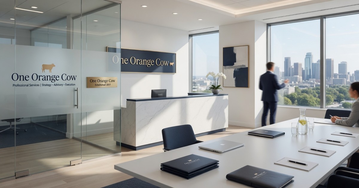 long term marketing management for established brands — One Orange Cow
