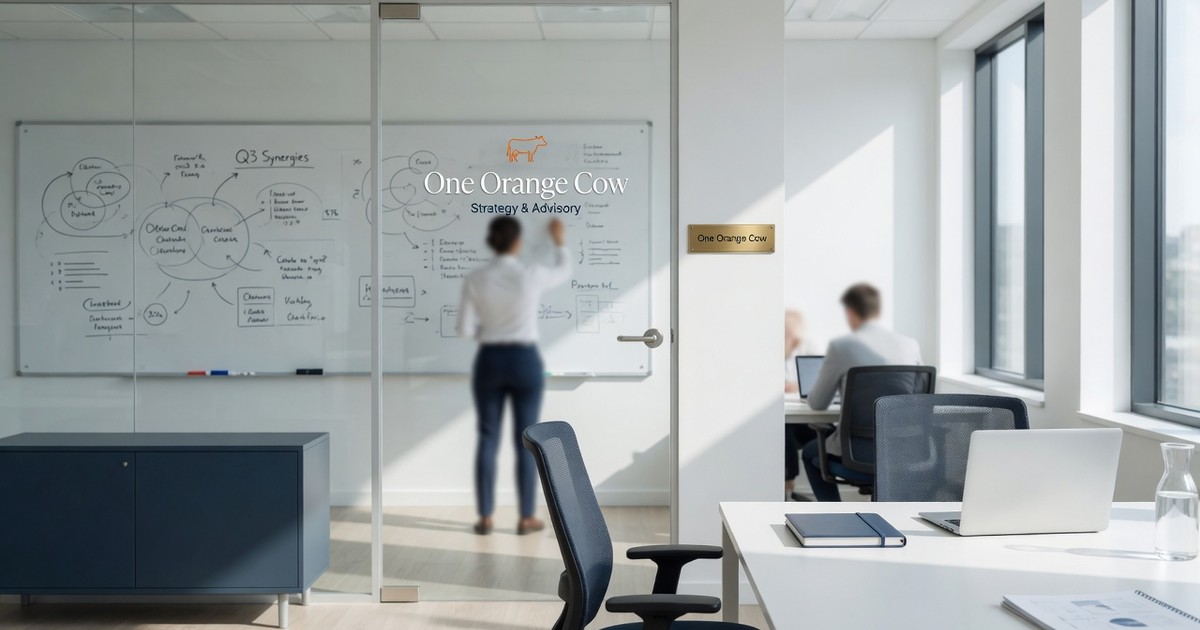 paid ads and organic marketing combination strategy — One Orange Cow