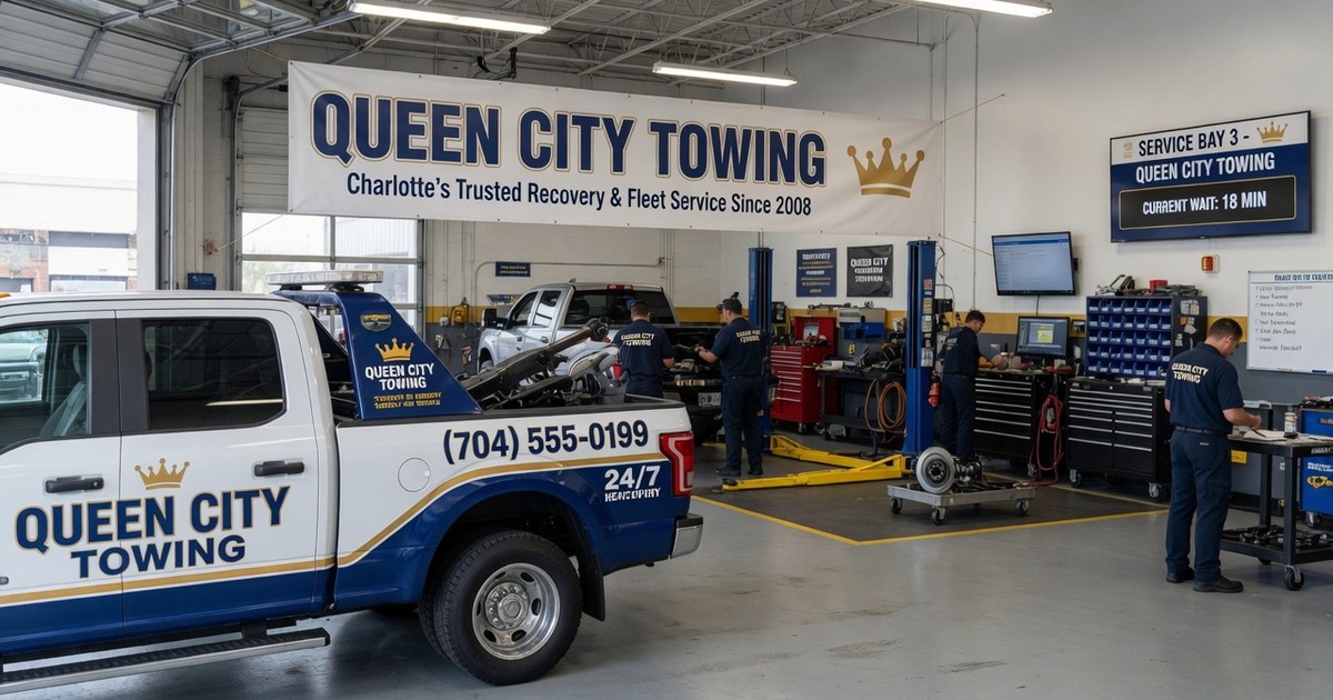 towing company that doesn't overcharge charlotte — Queen City Towing