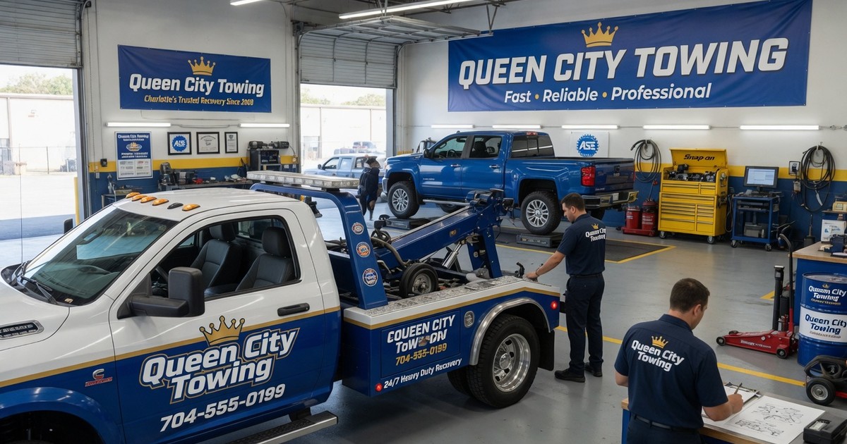 out of gas help charlotte nc — Queen City Towing