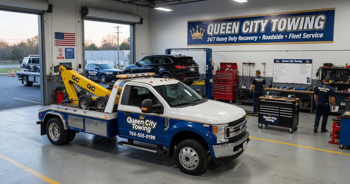 motorcycle roadside assistance near me — Queen City Towing