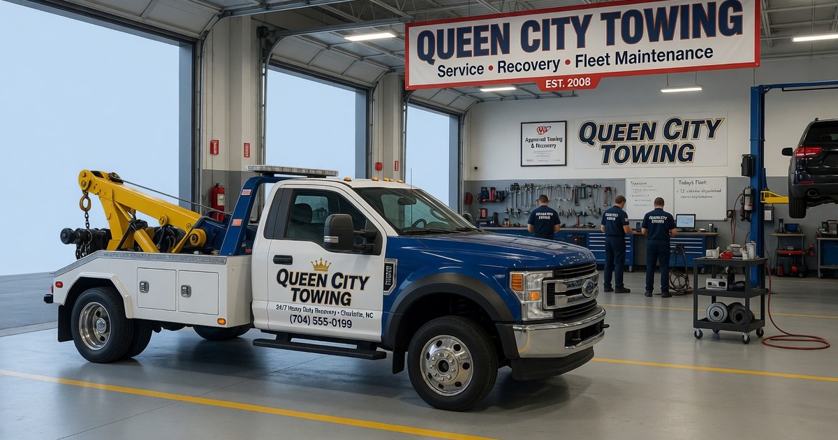 tow truck for jeep in charlotte — Queen City Towing