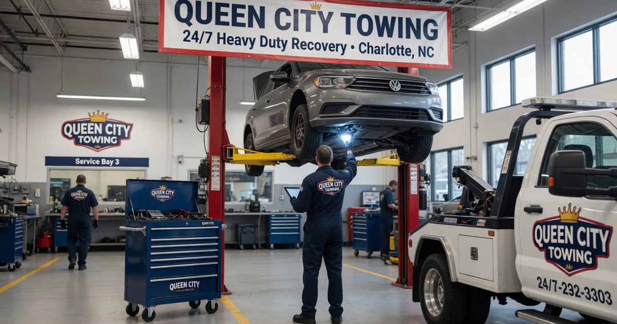 tire change service near me — Queen City Towing