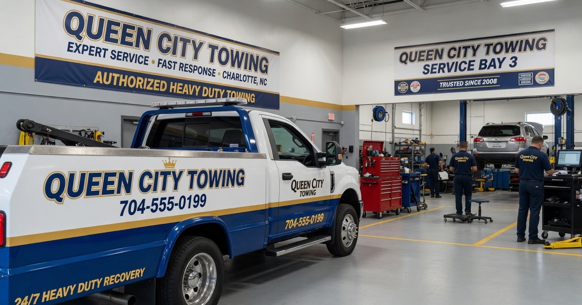 quick battery jump near me charlotte — Queen City Towing