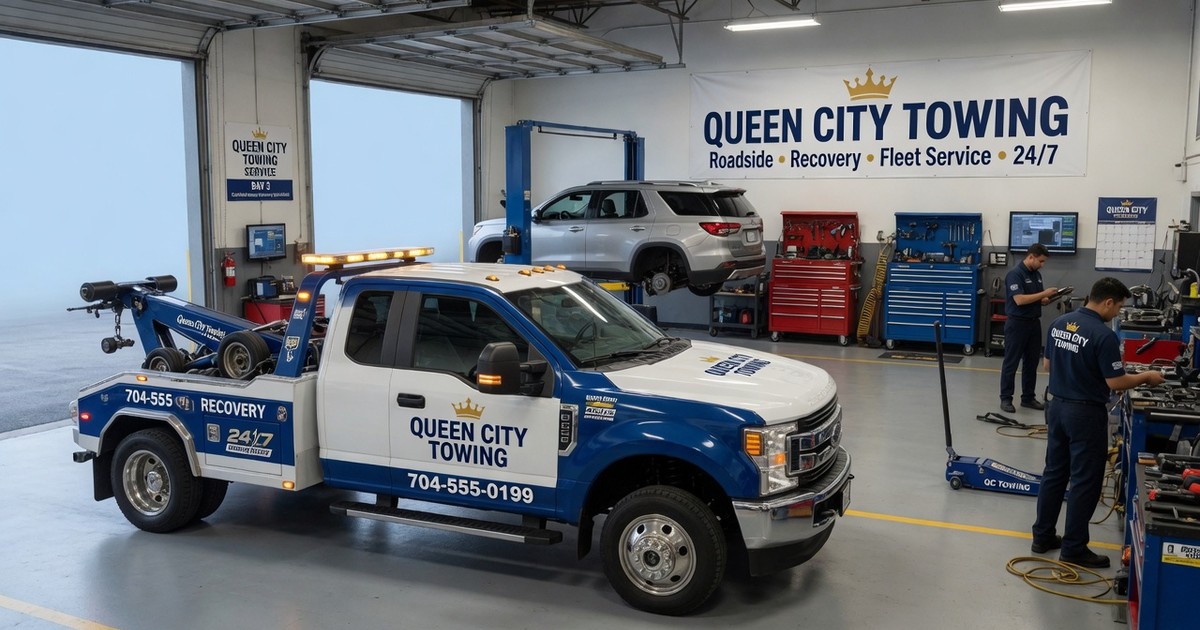 affordable roadside assistance davidson nc — Queen City Towing