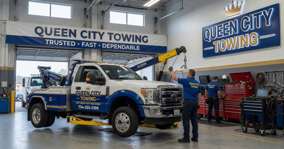 honest towing company charlotte — Queen City Towing