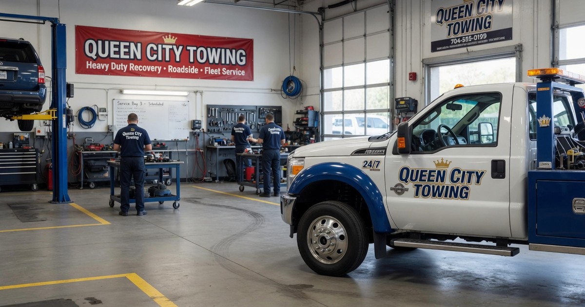 motorcycle towing charlotte nc — Queen City Towing