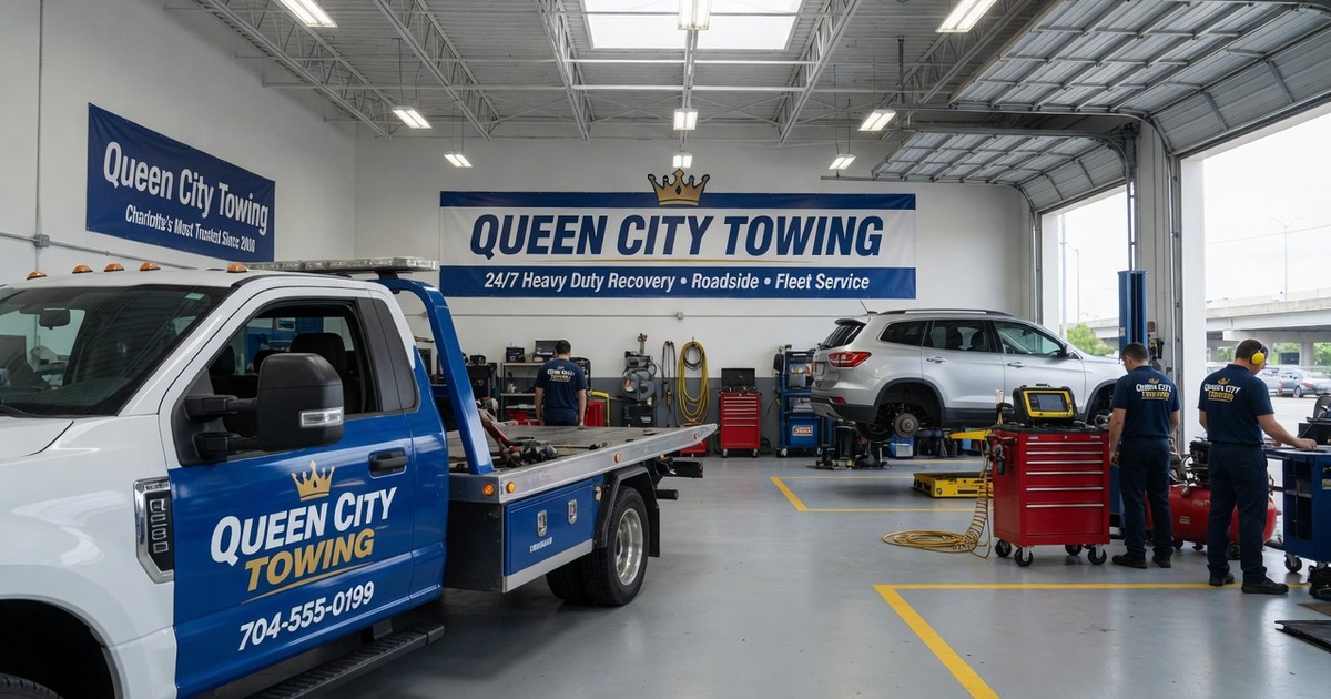 car won't start battery dead charlotte help — Queen City Towing