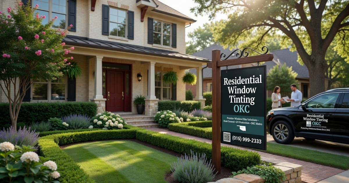cooling window film for oklahoma homes — Residential Window Tinting OKC