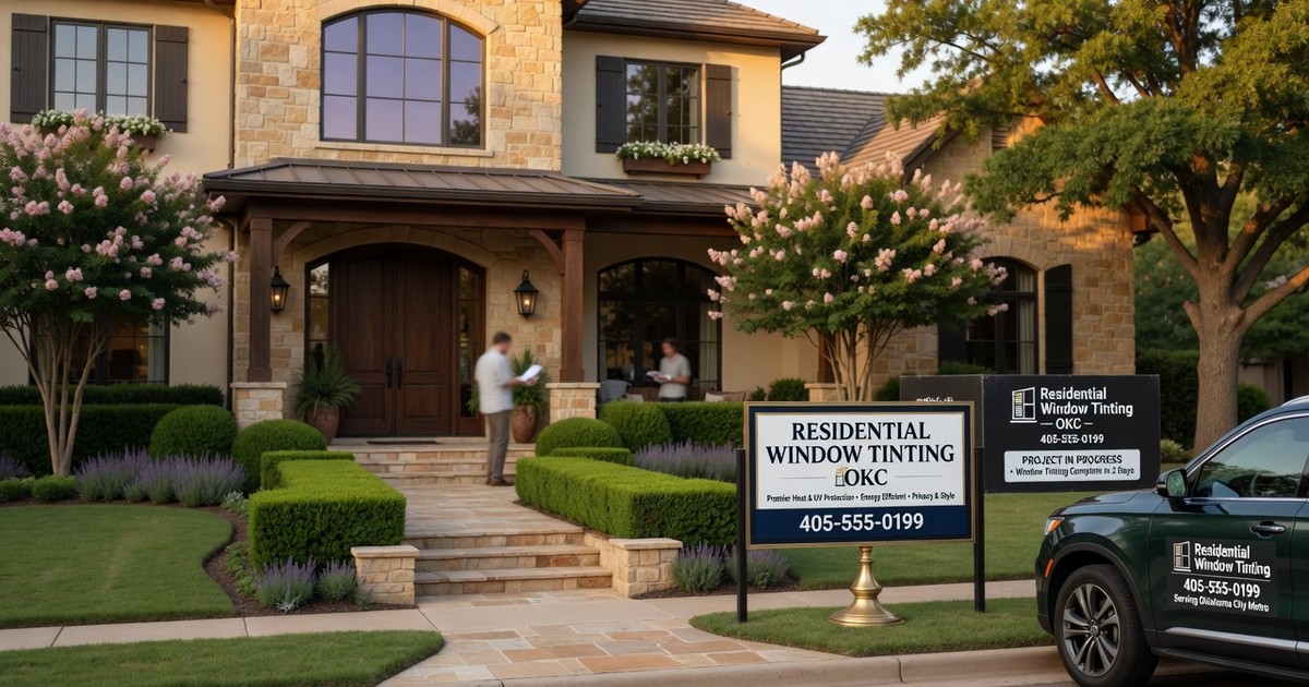 does window film reduce heat in oklahoma homes — Residential Window Tinting OKC