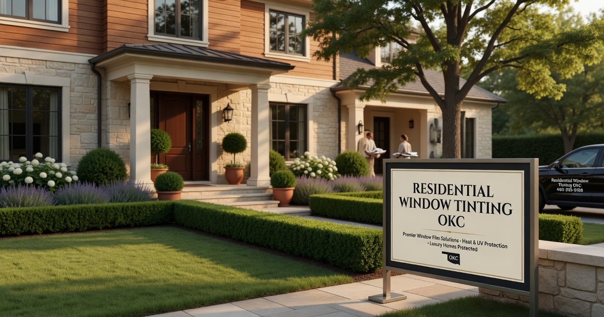 where to get window tint for my house in oklahoma city — Residential Window Tinting OKC