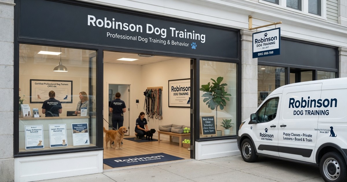 step by step service dog training guide — Robinson Dog Training