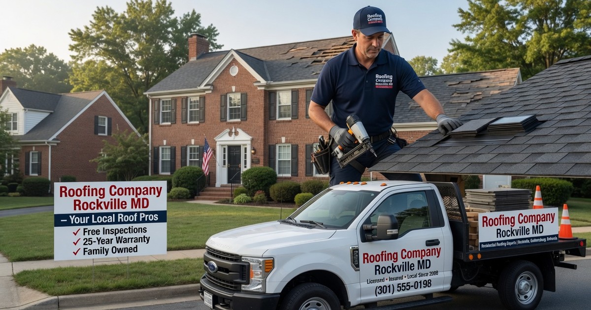 shingle roof replacement rockville md — Roofing Company Rockville MD