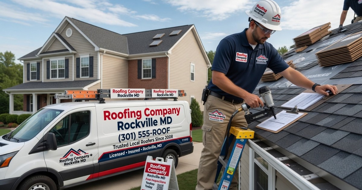 who fixes roof leaks fast in rockville — Roofing Company Rockville MD