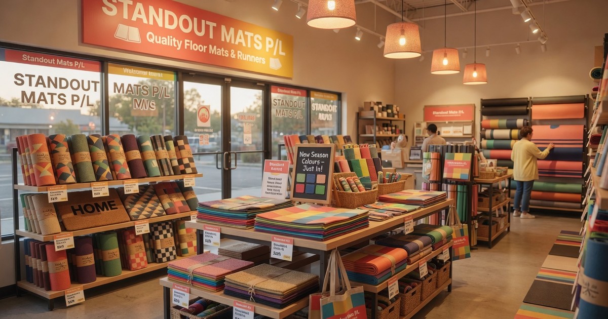 durable printed floor advertising mats — Standout Mats P/L
