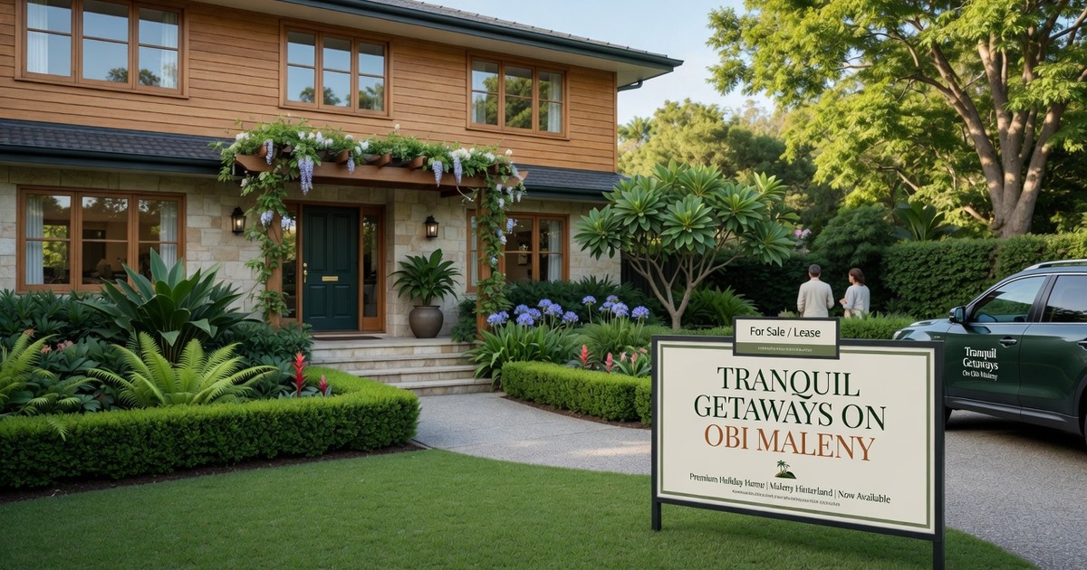 accommodation maleny for large families or groups — Tranquil Getaways On Obi Maleny