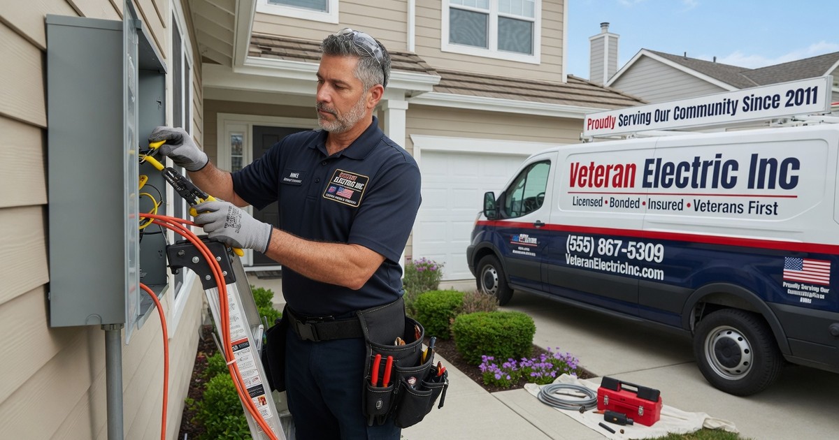 who installs whole house generators near me in spring texas — Veteran Electric Inc