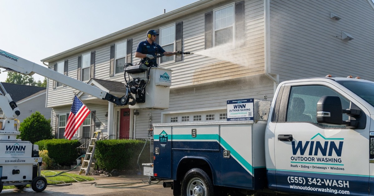 local soft washing services emmett idaho — Winn Outdoor Washing