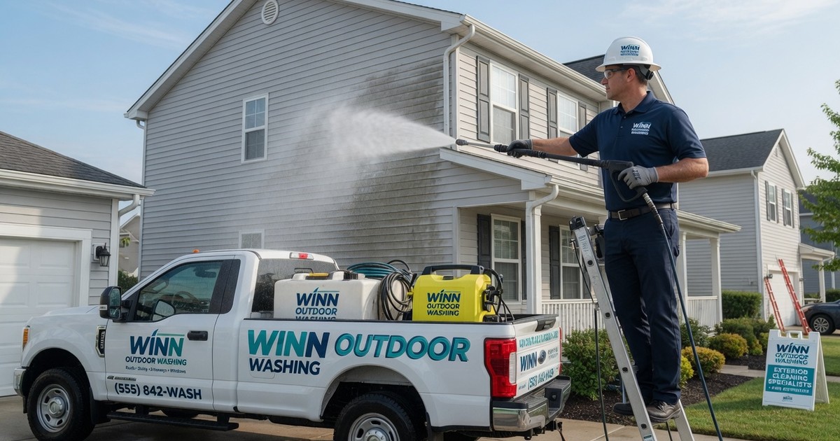 ontario oregon window cleaning services — Winn Outdoor Washing
