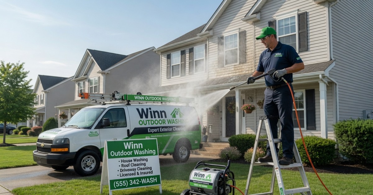 does soft washing damage paint on houses — Winn Outdoor Washing