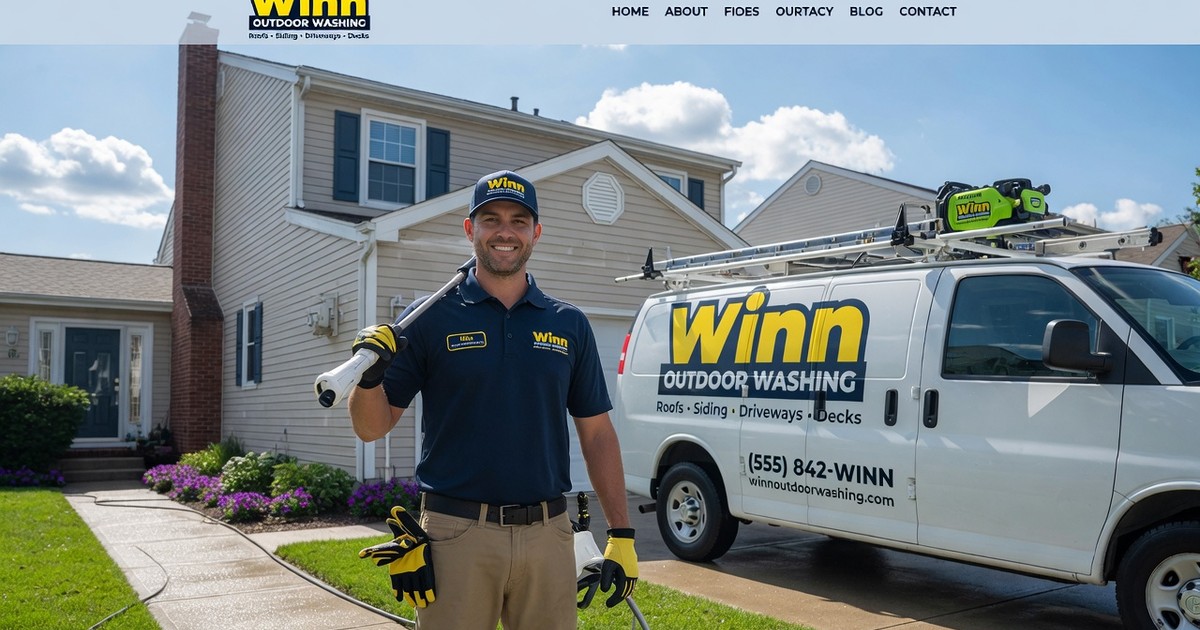 professional window cleaners with good reviews boise — Winn Outdoor Washing