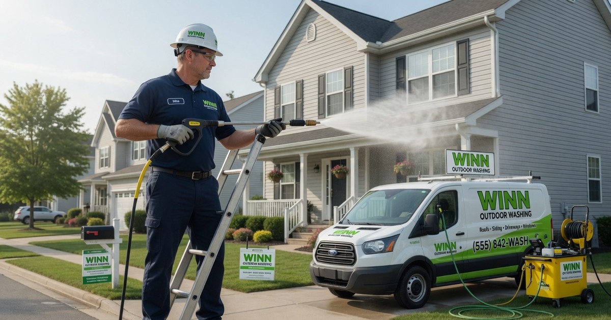 commercial window cleaning for storefronts near me — Winn Outdoor Washing