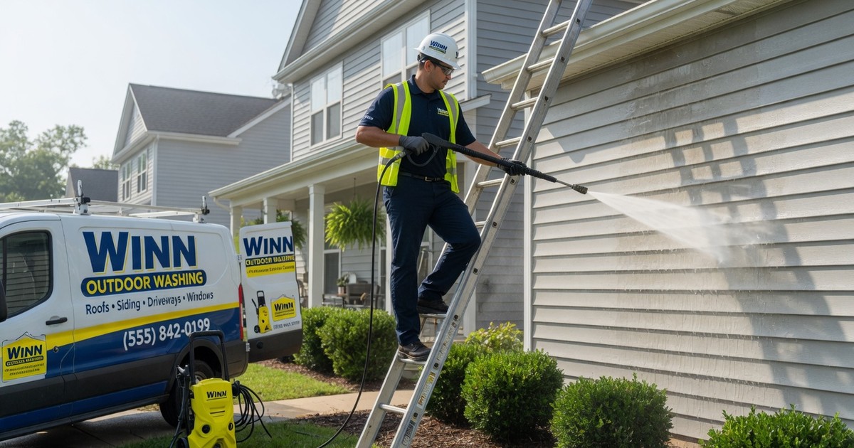 eco friendly window cleaning treasure valley — Winn Outdoor Washing