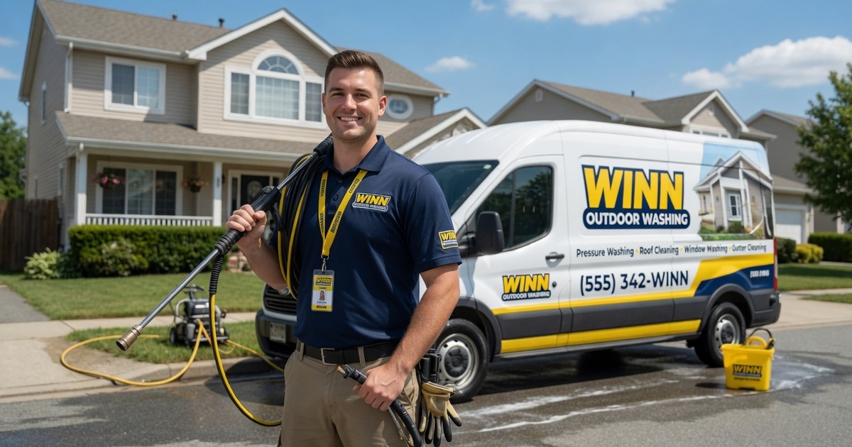 local experts for commercial window cleaning — Winn Outdoor Washing