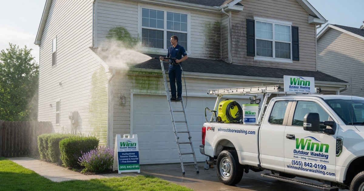 window cleaning for offices in boise — Winn Outdoor Washing